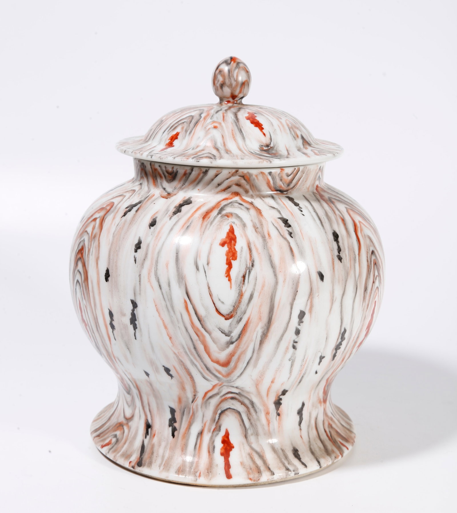 A STONE GRAIN GLAZE COVERED JAR (1 of 10)