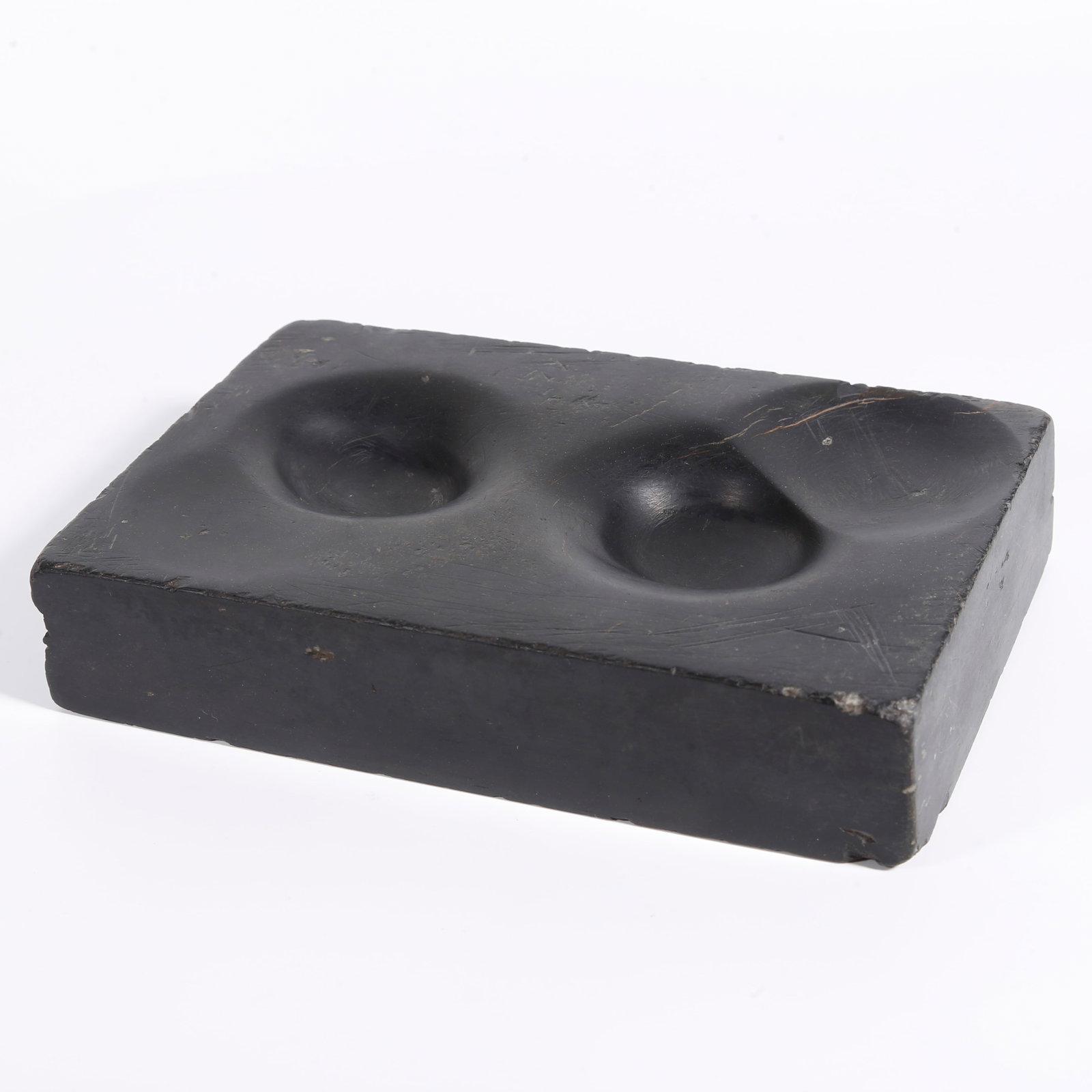 A POEM-CARVED STONE INKSTONE (1 of 12)