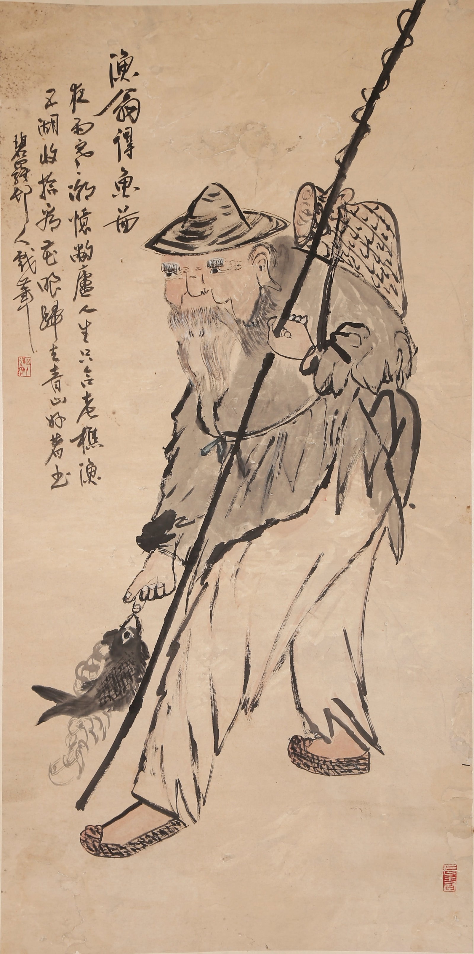 A FISHERMAN PAINTING ON PAPER BY BILUOCUNREN (1 of 10)