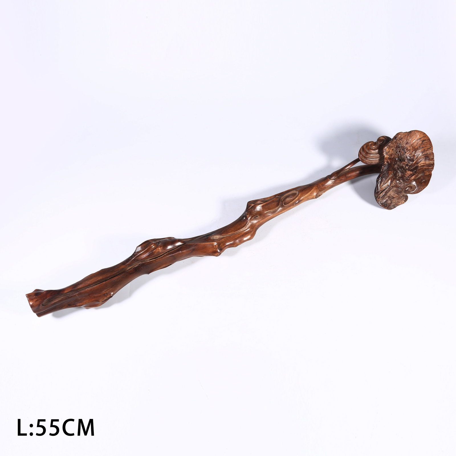 A HUANGHUALI RUYI SCEPTER WITH LINGZHI MOTIF (1 of 6)
