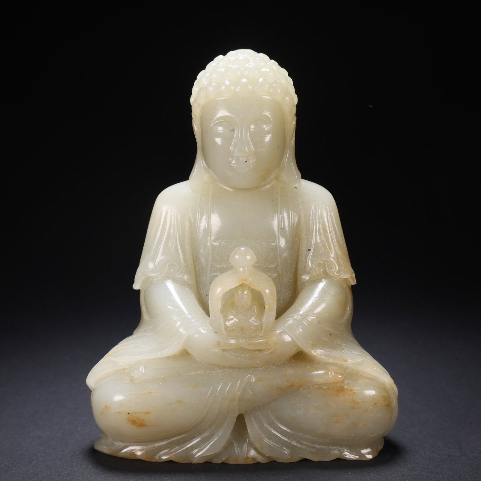 A HETIAN JADE "BUDDHA WITHIN BUDDHA" (1 of 9)