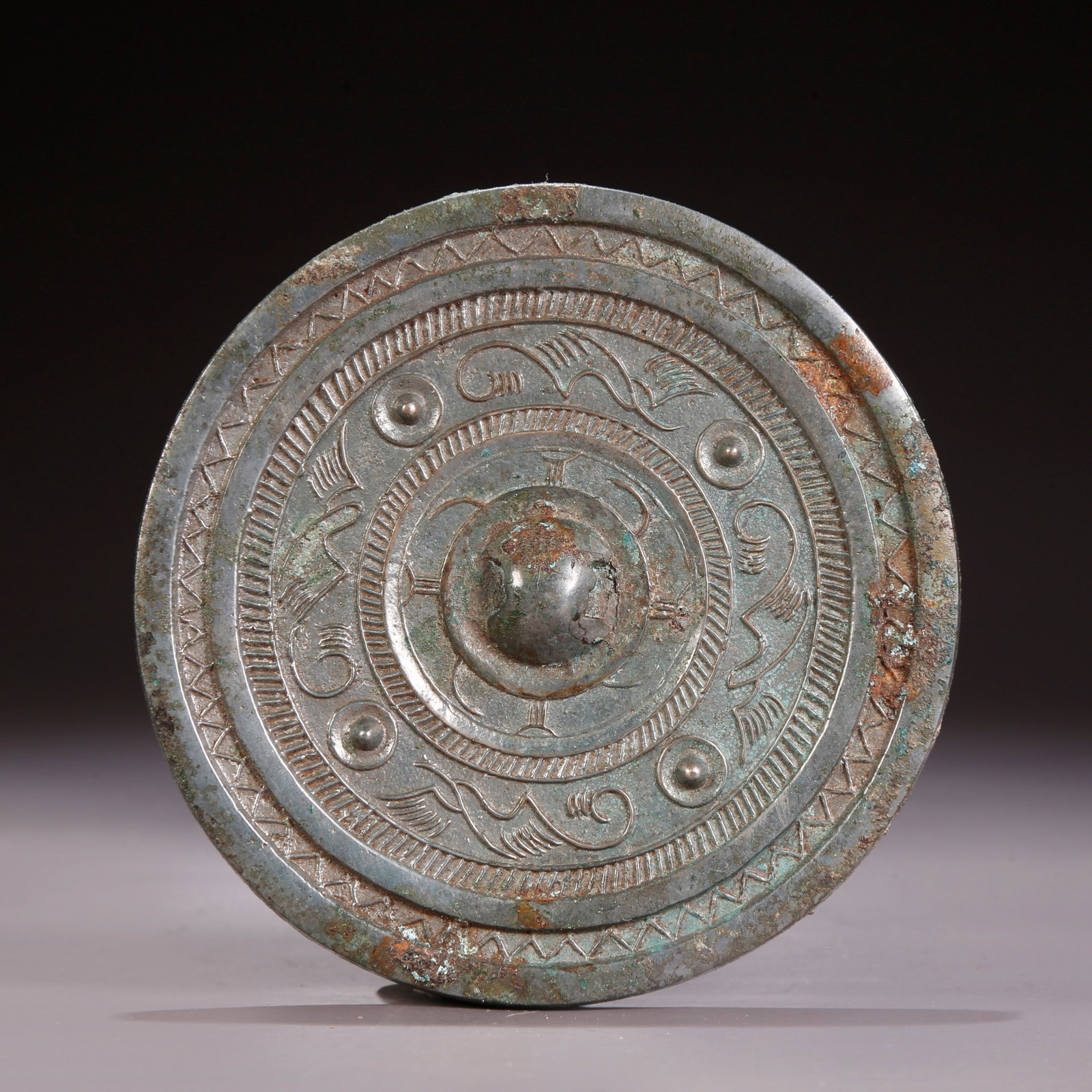 A BRONZE MIRROR (1 of 9)