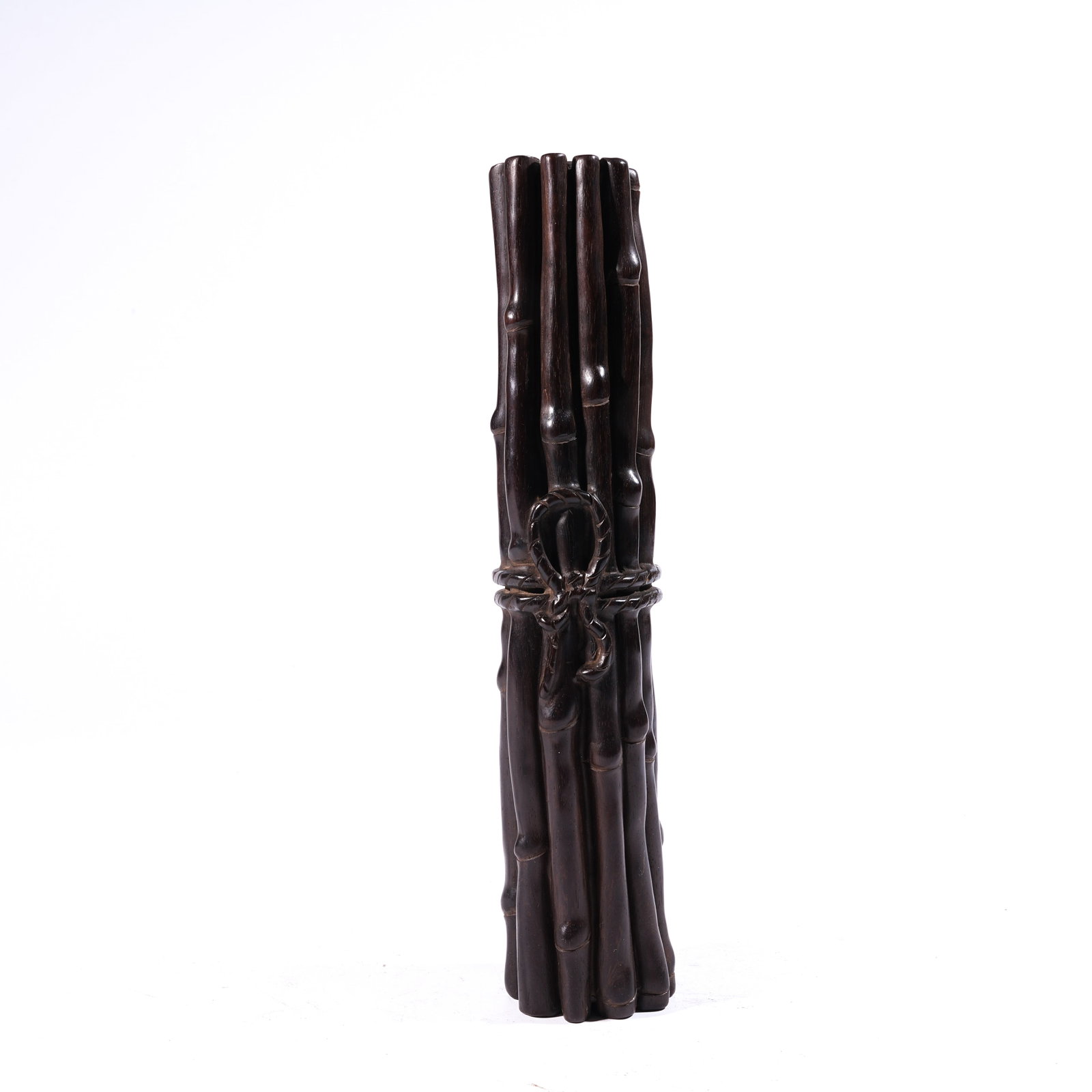 A BUNDLE-OF-FIREWOOD ORNAMENT IN ZITAN WOOD (1 of 9)