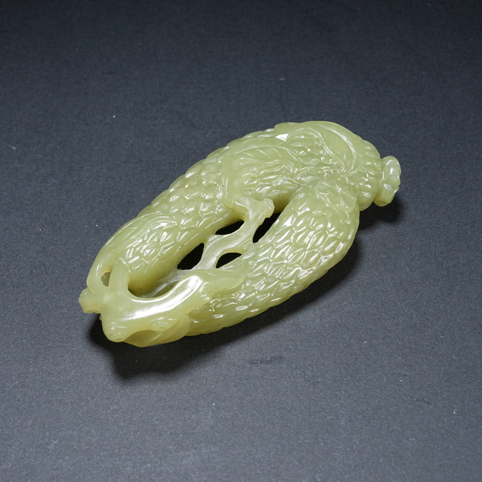 A HETIAN JADE ORNAMENT OF RAPID PROMOTION (1 of 8)