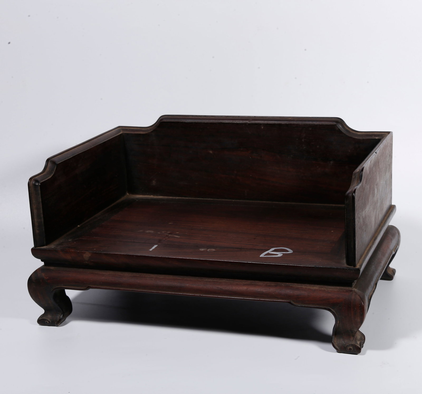 A RED SANDALWOOD THRONE: Red Sandalwood Throne