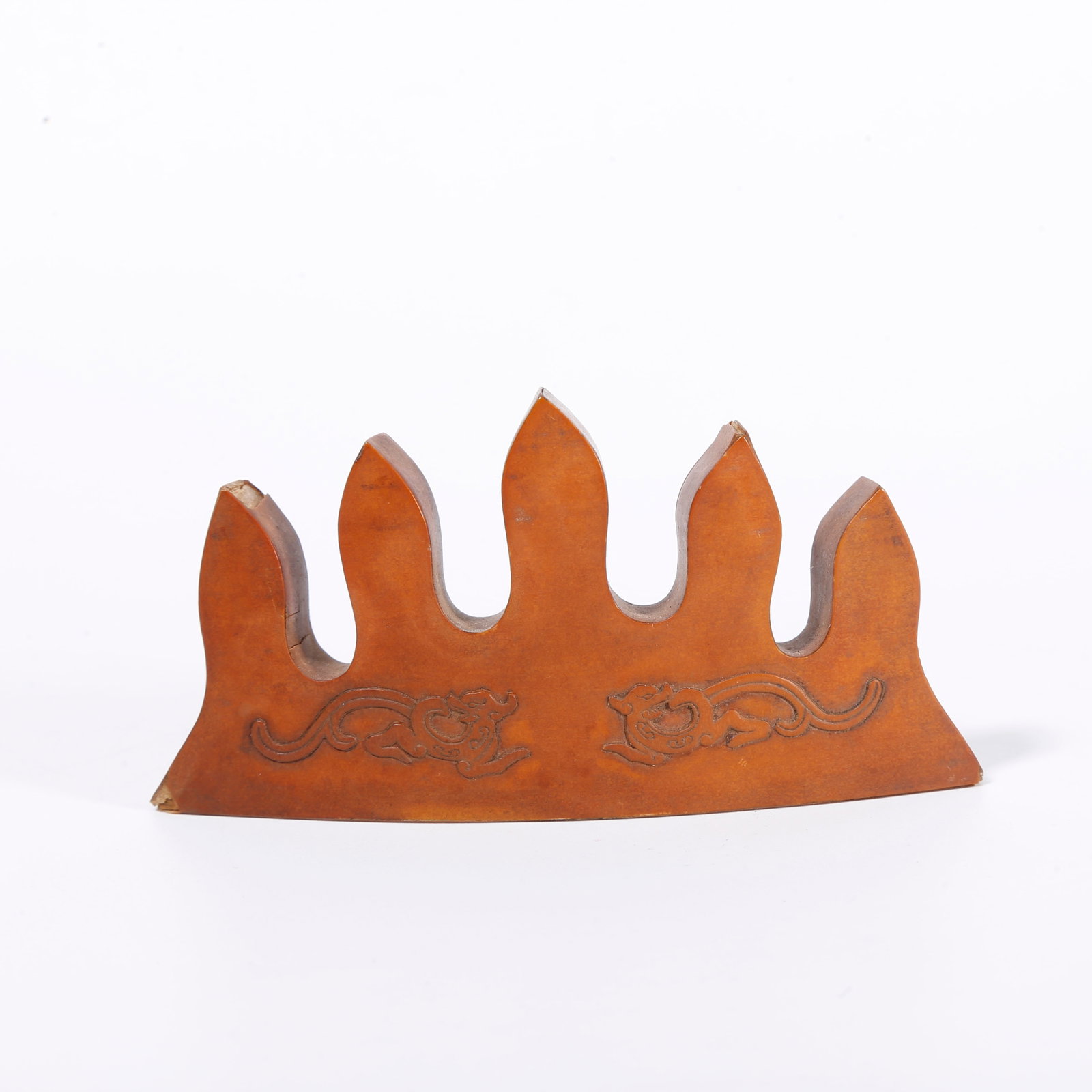 A BAMBOO VENEER MOUNTAIN-SHAPED BRUSH REST (1 of 10)