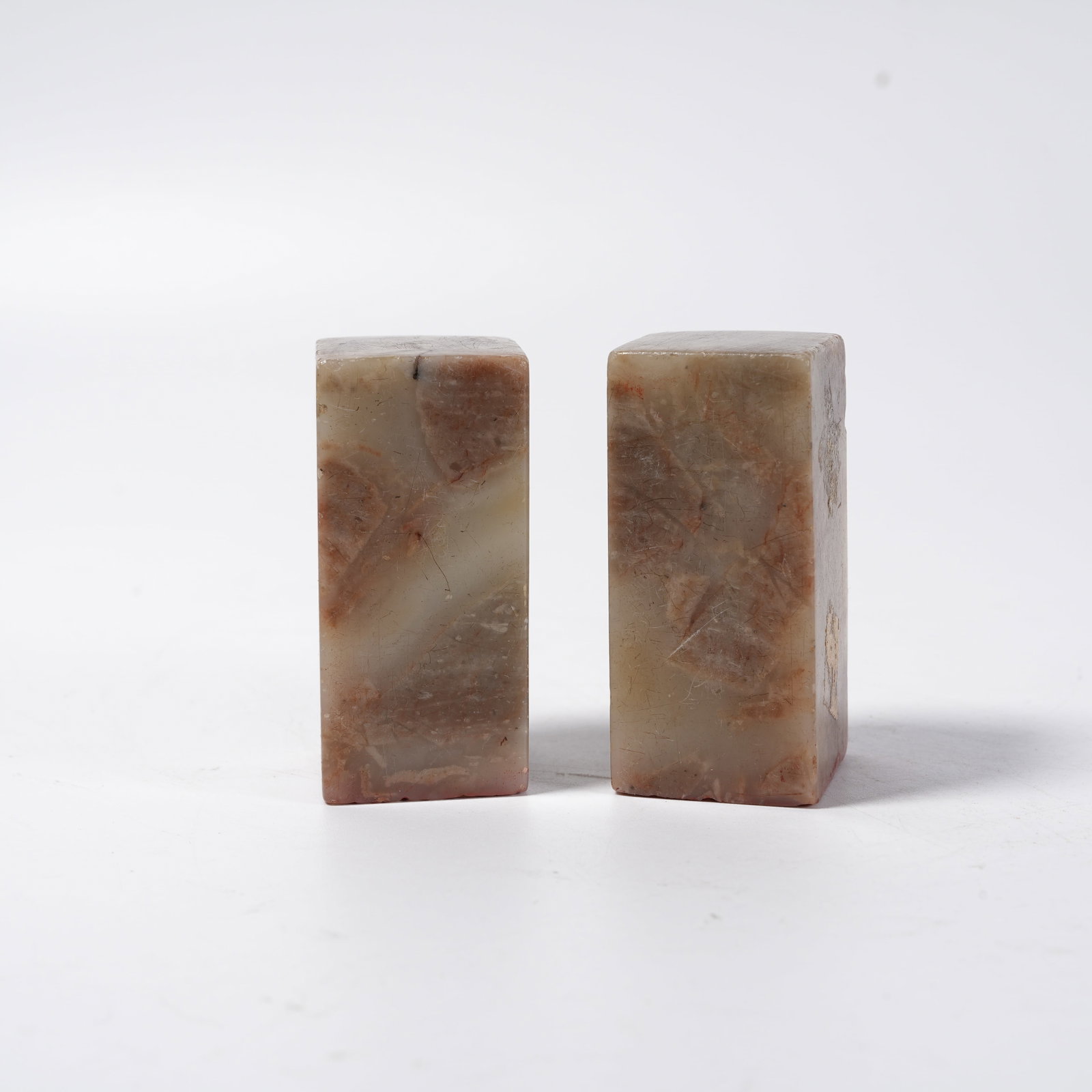 A SET OF SHOUSHAN STONE SEALS (1 of 8)