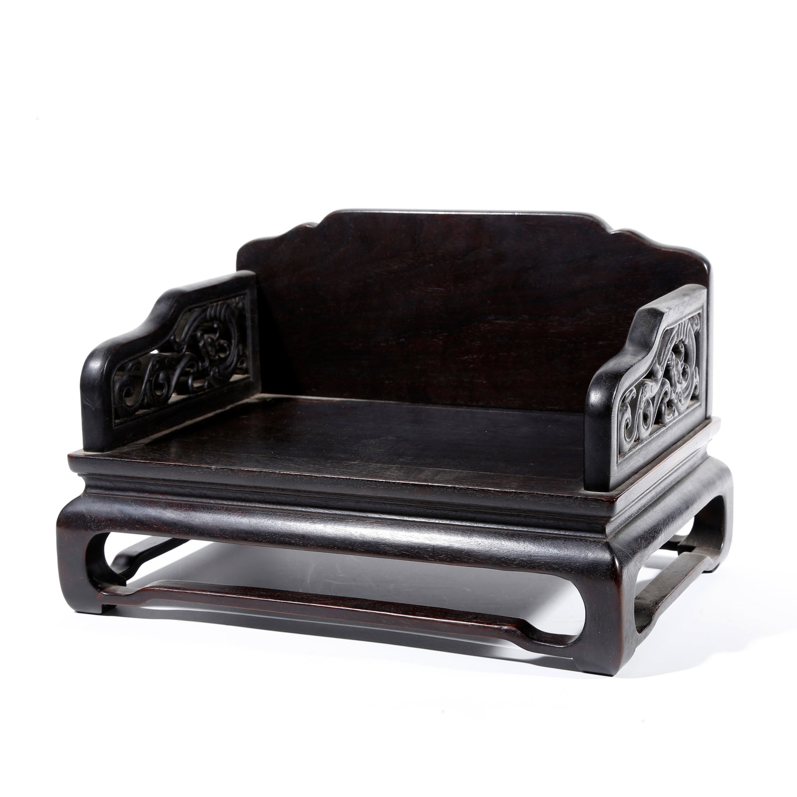 A THRONE CARVED IN RED SANDALWOOD (1 of 8)