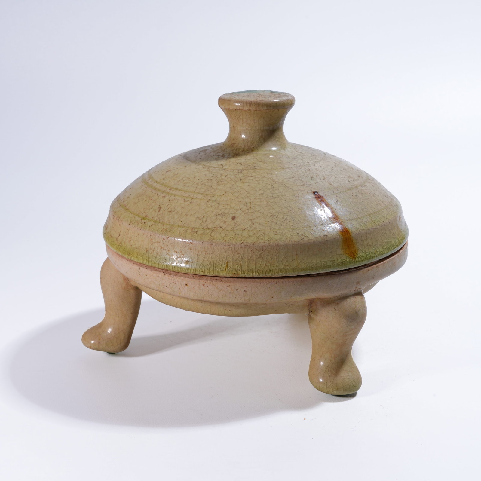 A XING KILN TRIPOD COVERED CENSER (1 of 9)
