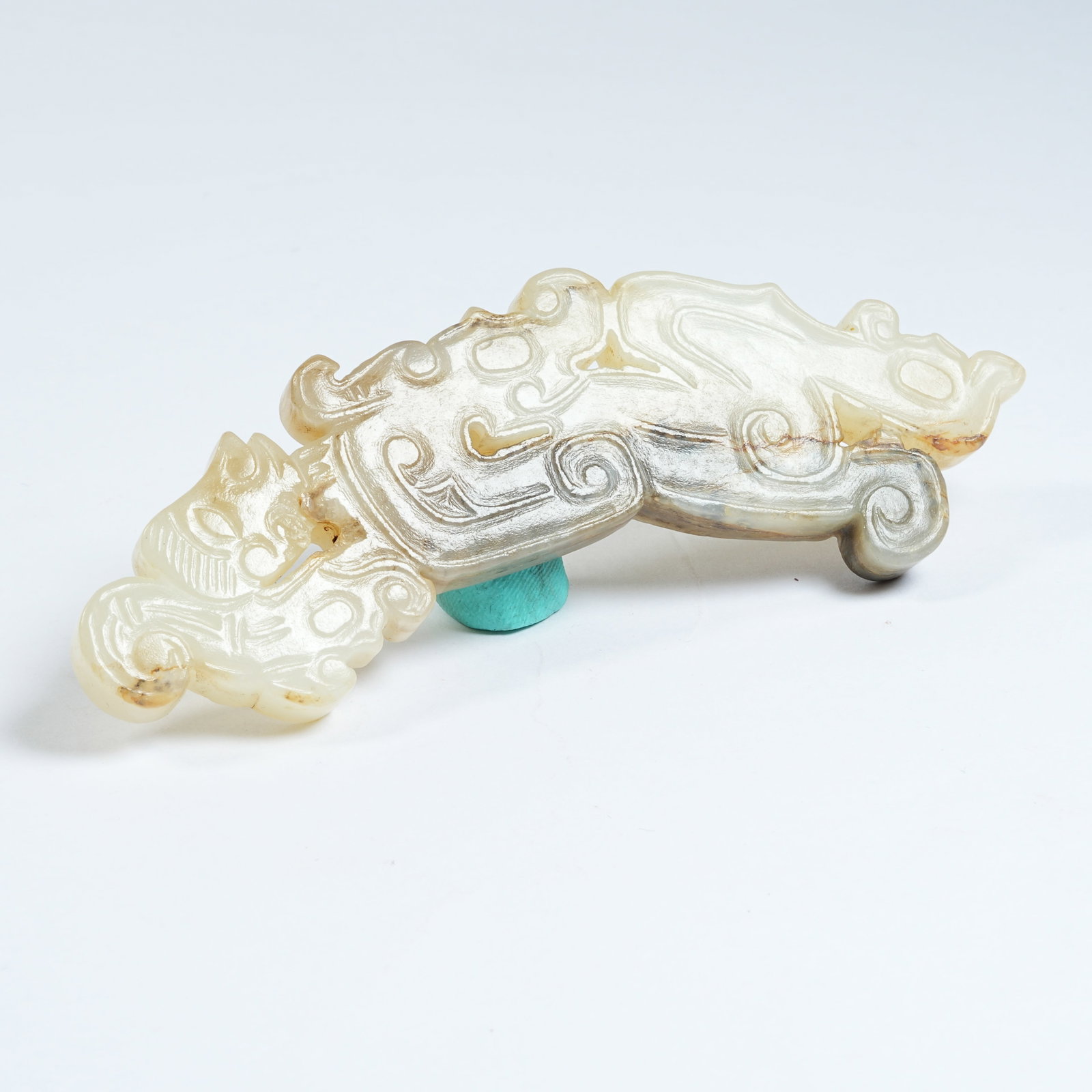 A ANCIENT JADE DEITY PENDANT: Ancient Jade Deity Pendant