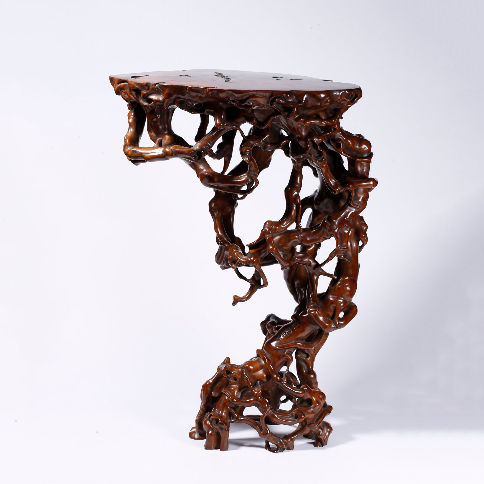 A ROOT CARVED STAND (1 of 10)