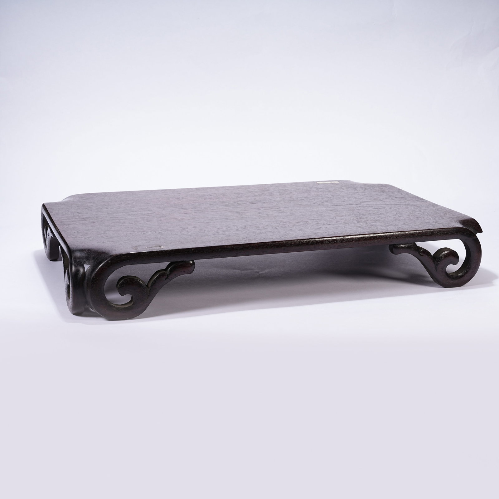 A RED SANDALWOOD SIDE TABLE: Red Sandalwood Side Table