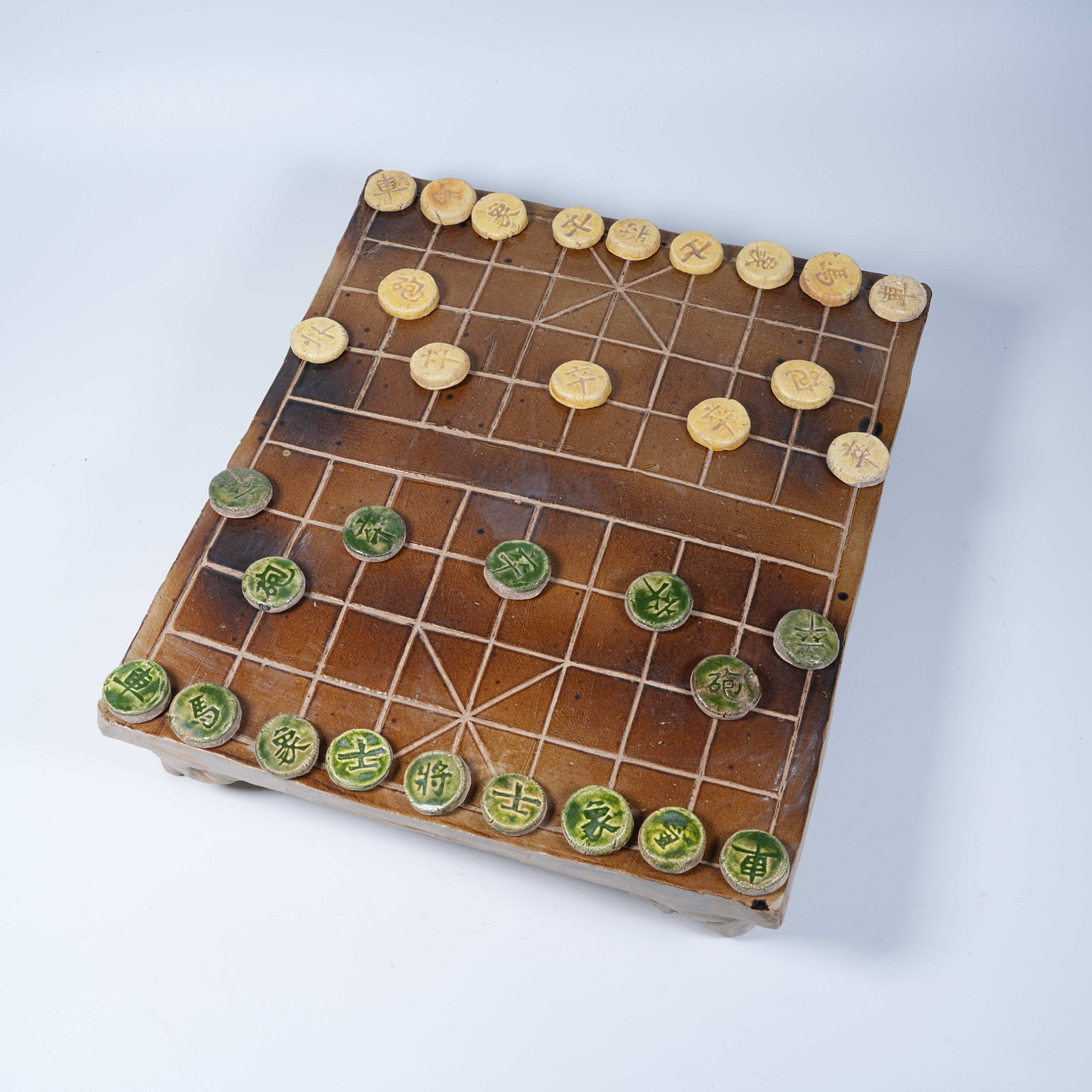 A SANCAI CHESS SET (1 of 14)
