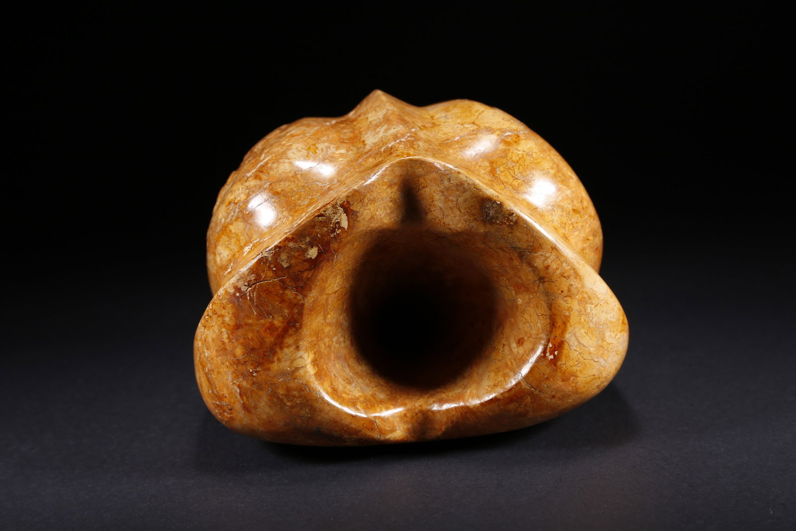 A TORTOISE-SHELL PATTERN ANCIENT JADE PIECE - 5