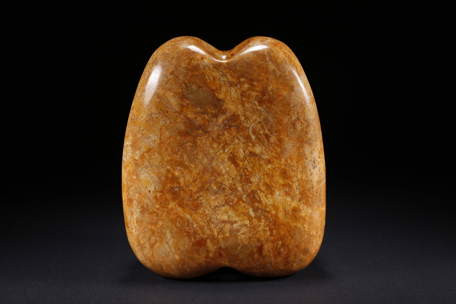 A TORTOISE-SHELL PATTERN ANCIENT JADE PIECE - 9
