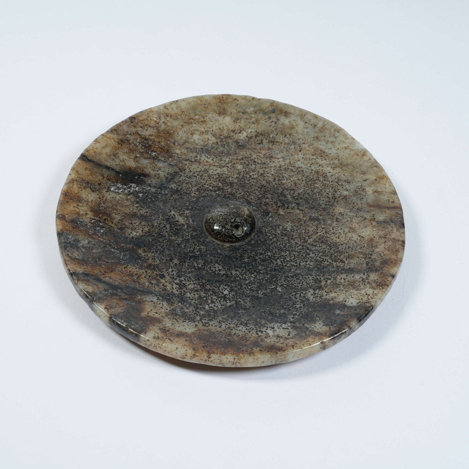 A ANCIENT JADE MIRROR: Ancient Jade Mirror