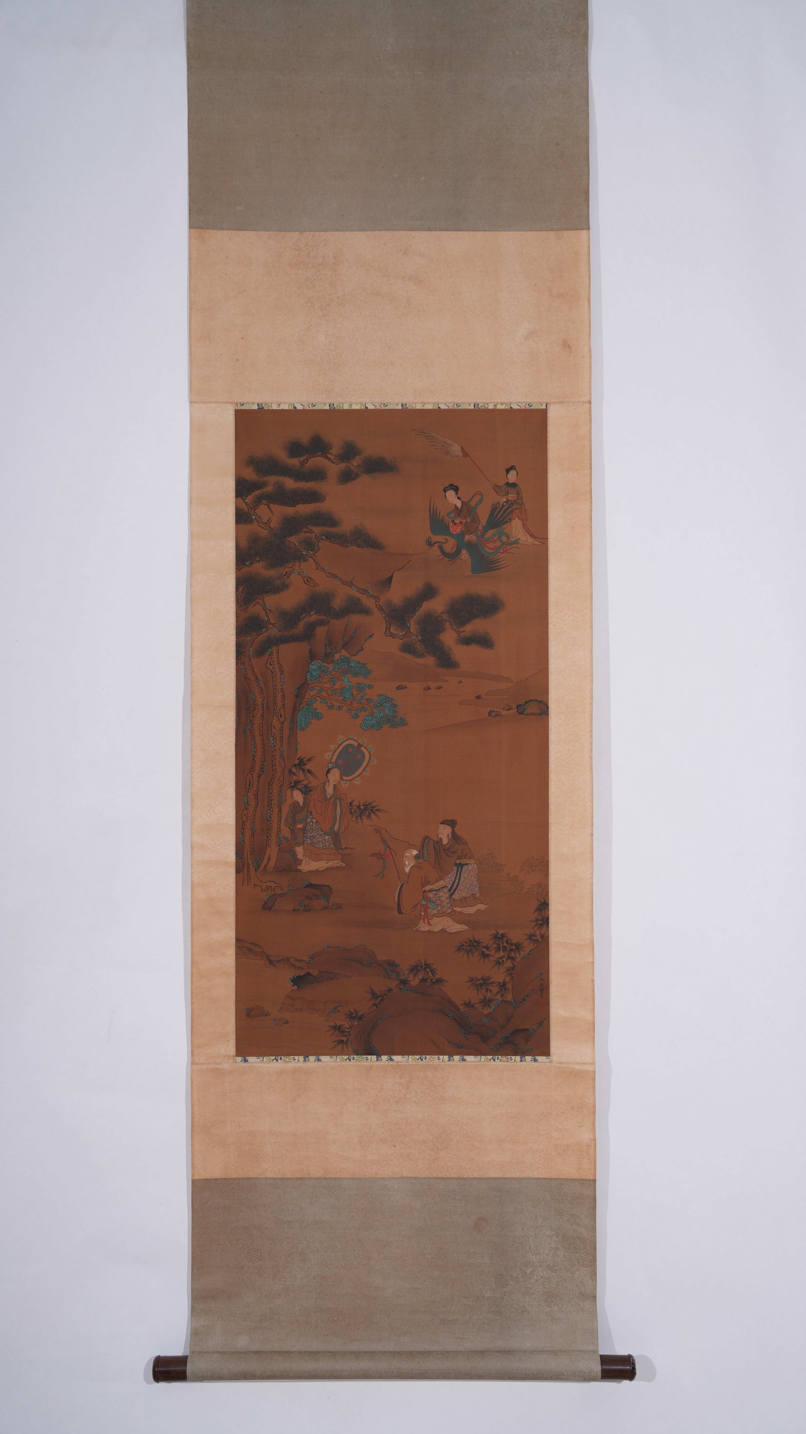 A FIGURE PAINTING ON SILK BY QIU YING.仇英 - 2
