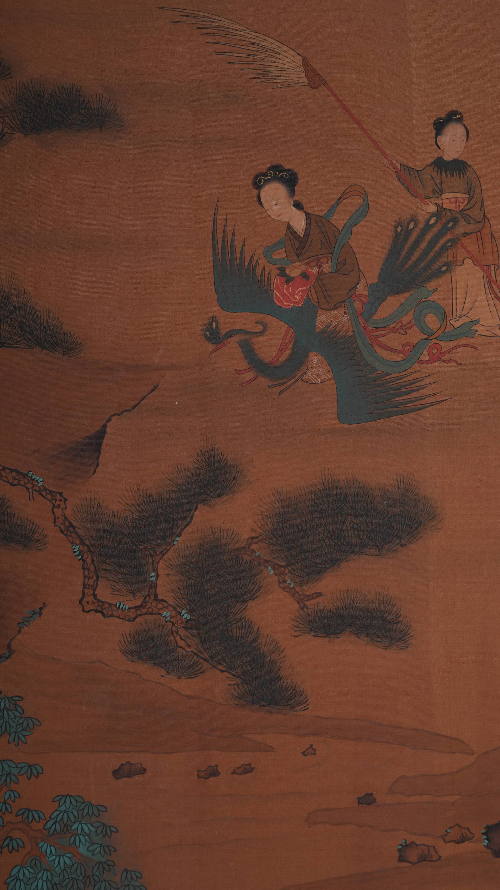 A FIGURE PAINTING ON SILK BY QIU YING.仇英 - 7