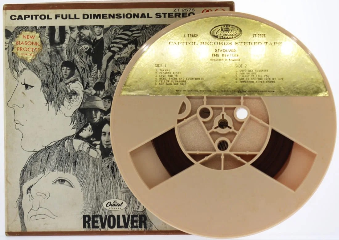 'BEATLES' 4 TRACK TAPE RECORDING OF THE SEMINAL 'REVOLVER' ALBUM (1 of 1)