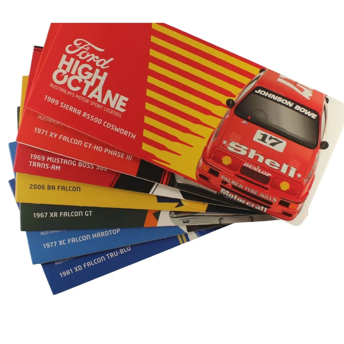 AUSTRALIA 2018 'FORD - HIGH OCTANE' CU-NI 50 CENT COLLECTION, UNCIRCULATED (COLLECTOR TIN) (1 of 9)