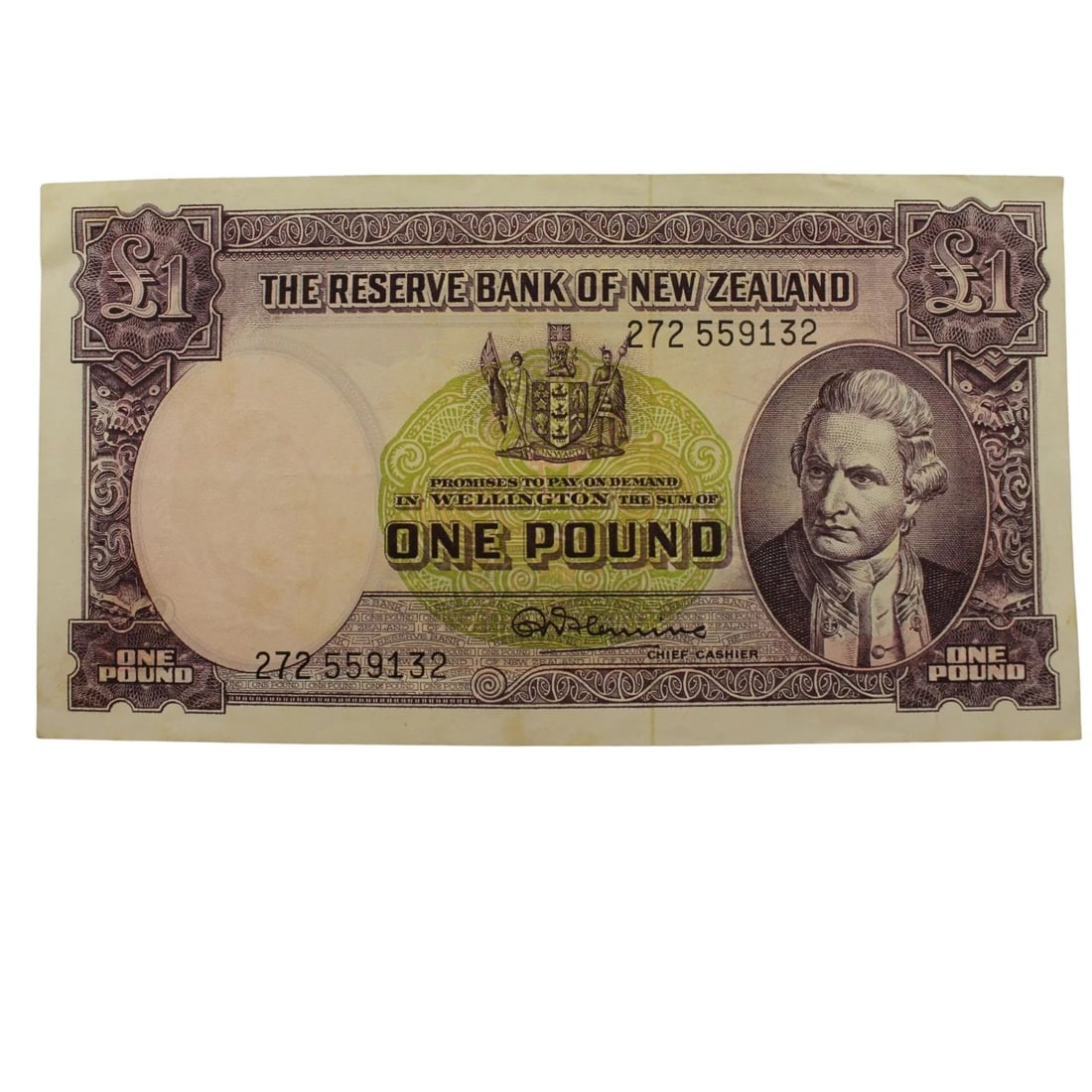 NEW ZEALAND 'HANNA' -1 (1940-55), CRISP VERY FINE: New Zealand 'Hanna' -1 (1940-55), Crisp Very Fine