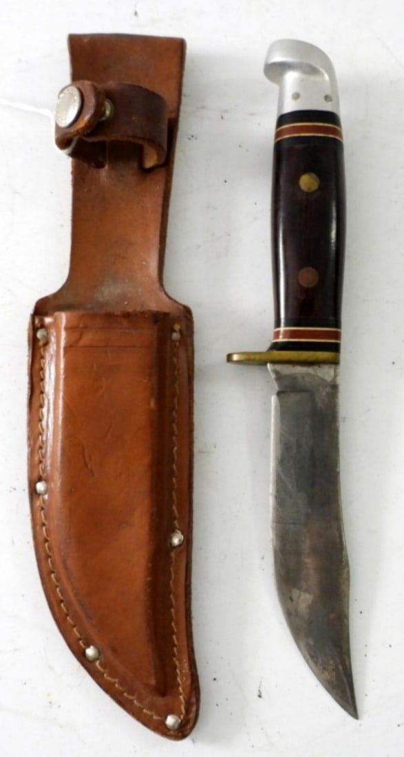 WESTERN USA W66 KNIFE W/SHEATH (1 of 2)