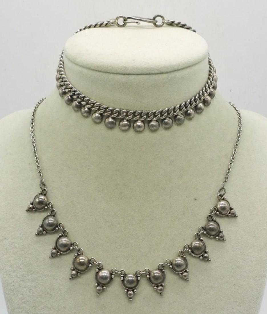 CUTE STERLING NECKLACE/BRACELET SET (1 of 2)