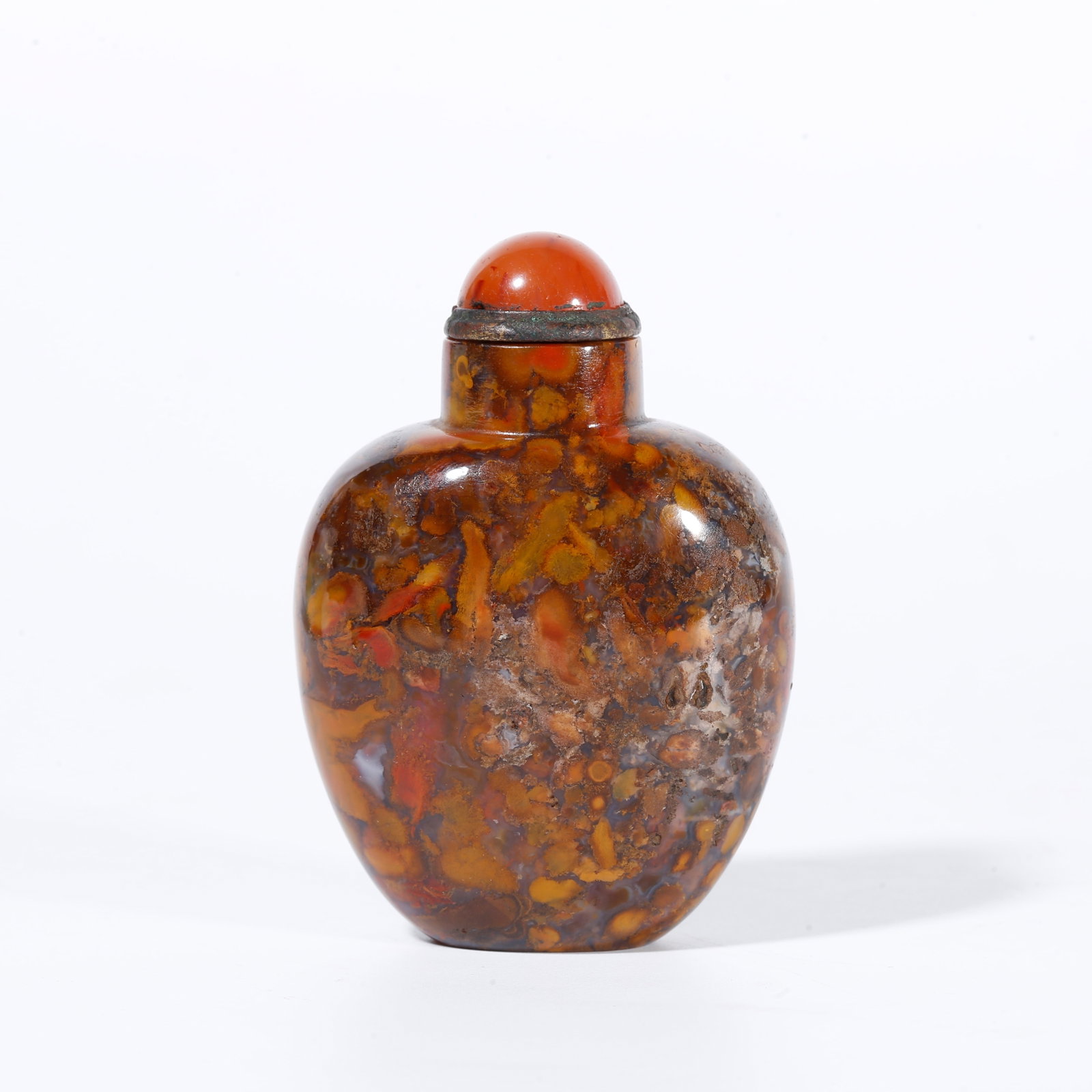 A AGATE SNUFF BOTTLE - 10