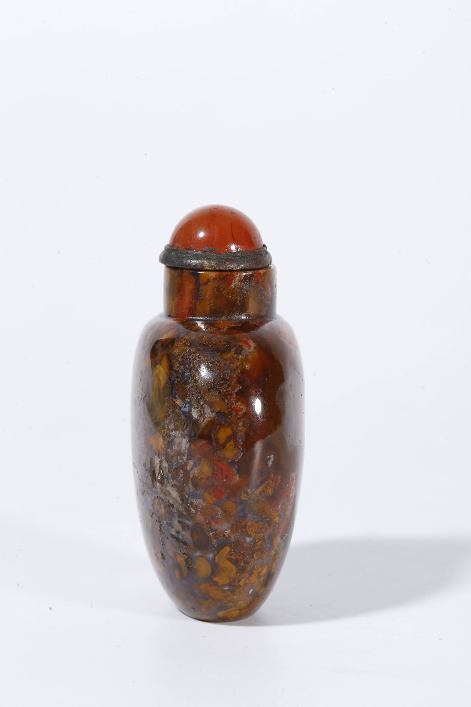 A AGATE SNUFF BOTTLE - 4