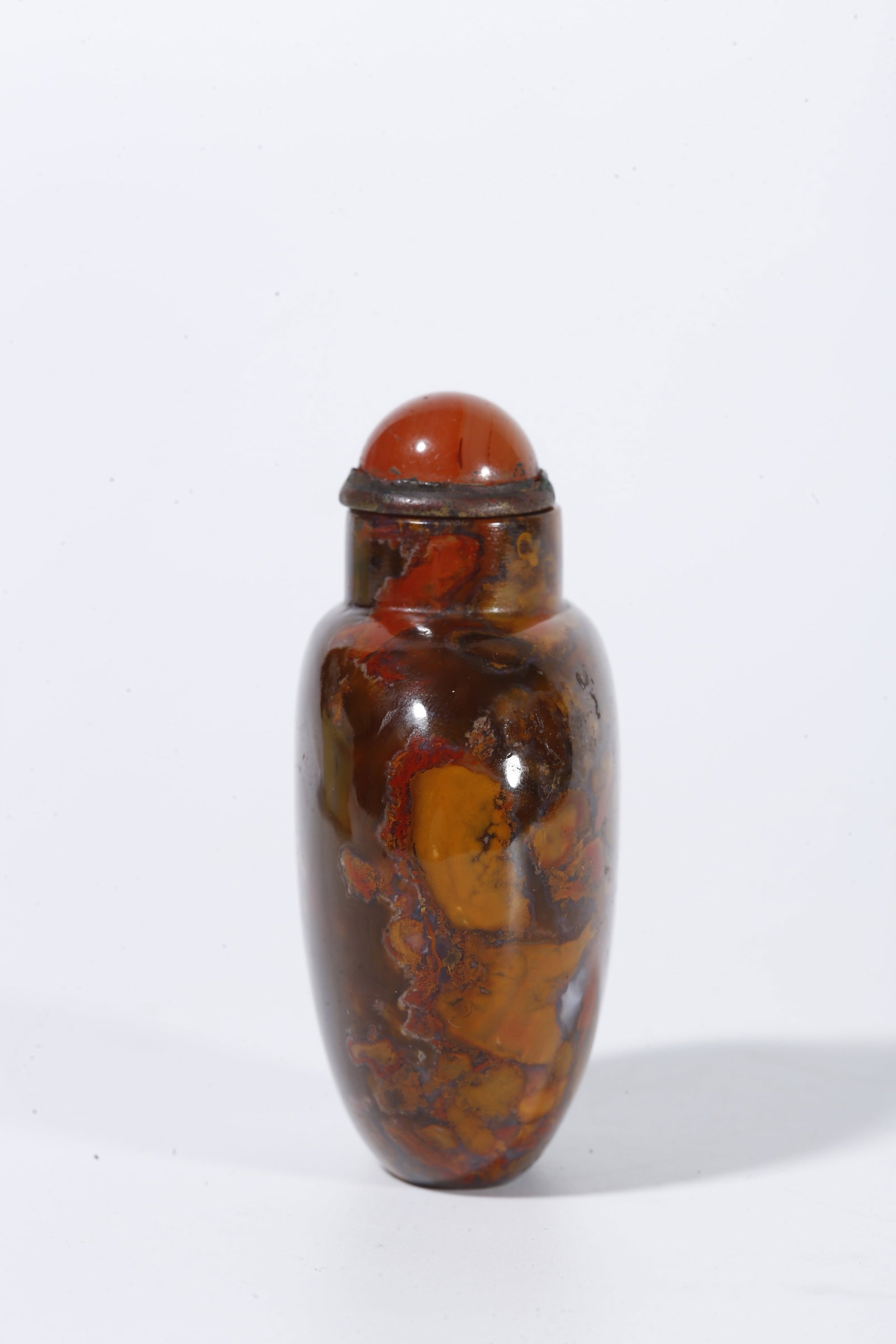 A AGATE SNUFF BOTTLE - 6