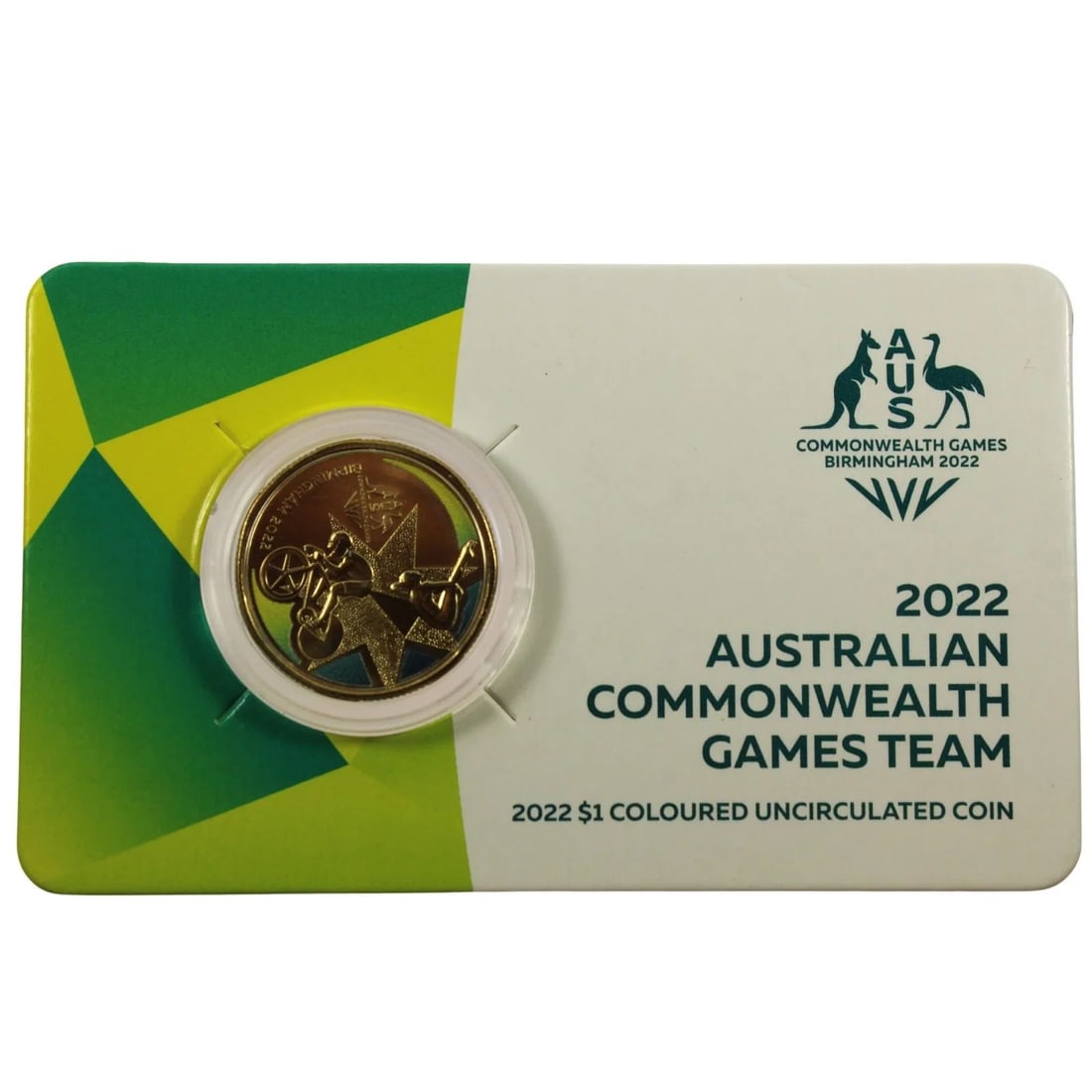 AUSTRALIA 2022 'COMMONWEALTH GAMES' COLOURED AL-BR DOLLAR (1 of 2)