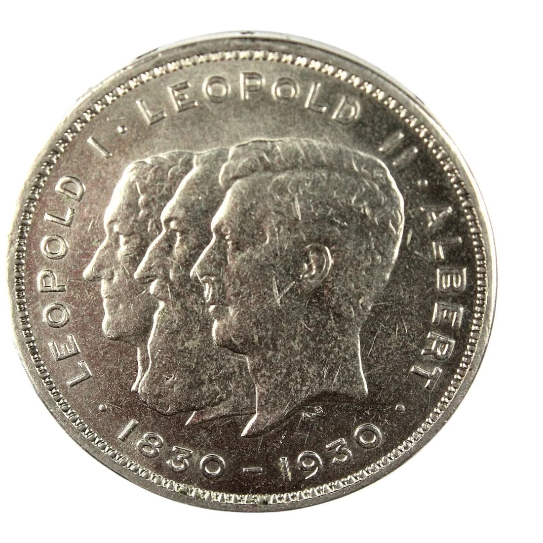BELGIUM 1830 - 1930 10 FRANCS (FRENCH LEGEND), CHOICE UNCIRCULATED: Belgium 1830 - 1930 10 Francs (French Legend), Choice Uncirculated