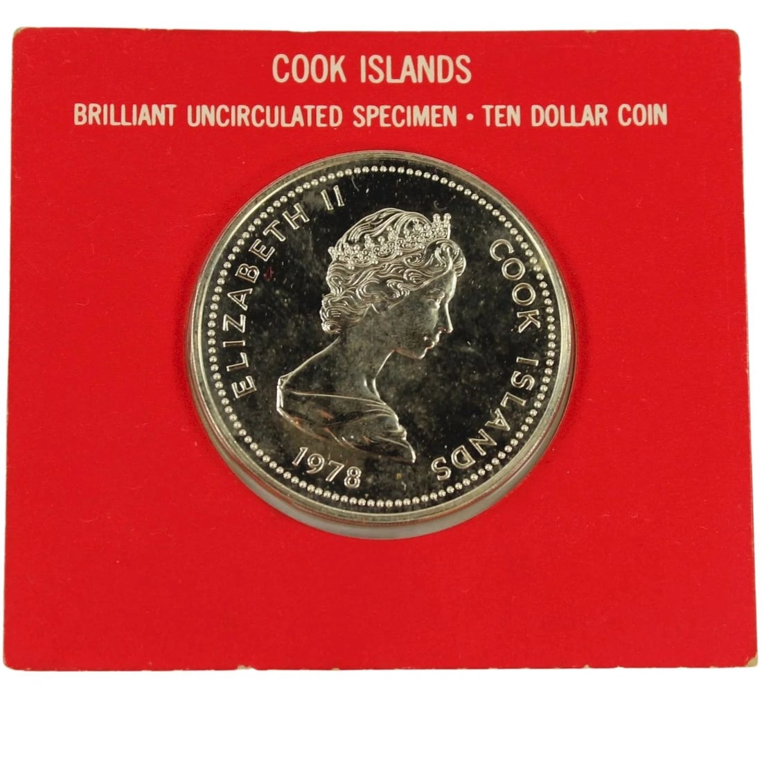 COOK ISLANDS 1953-1978 'SILVER JUBILEE OF CORONATION OF QEII' SILVER (925) $10, BRILLIANT UNCIRC: Cook Islands 1953-1978 'Silver Jubilee of Coronation of QEII' Silver (925) $10, Brilliant Uncirc