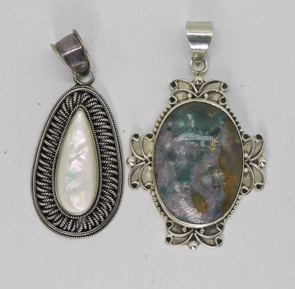 (2) BEAUTIFUL LARGE 925 PENDANTS (1 of 2)