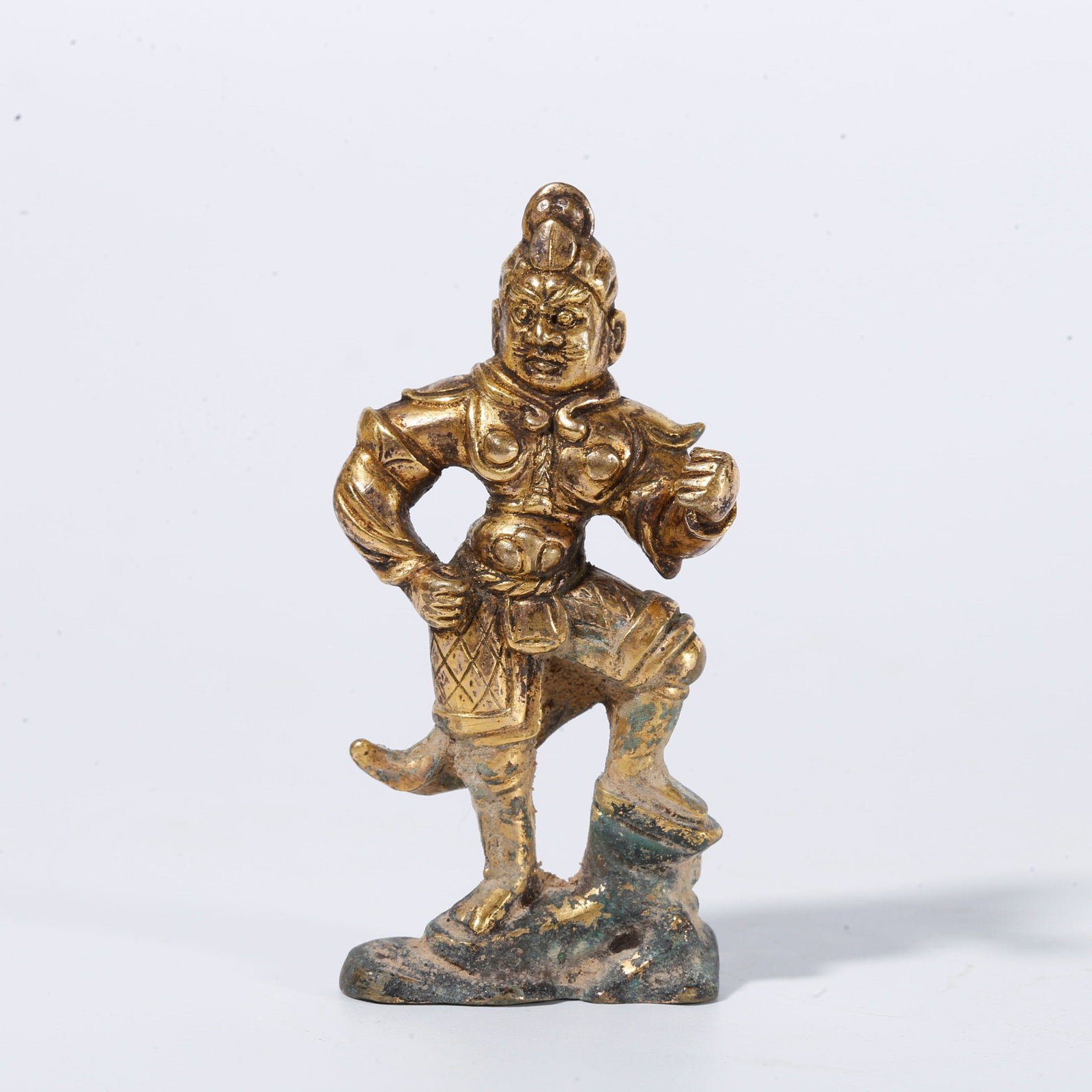 A GILT-BRONZE VAJRA WARRIOR (1 of 9)