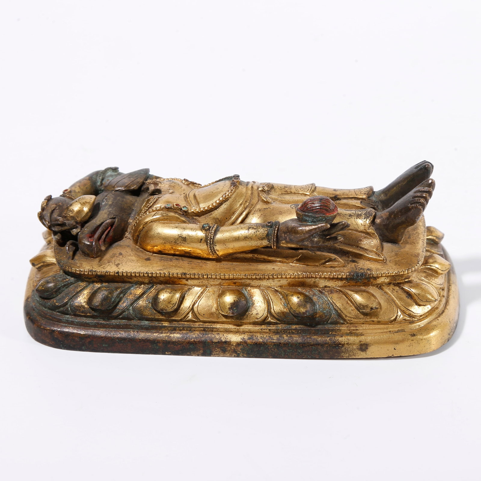 A IMPERIAL-MADE GILT-BRONZE STAND (1 of 8)