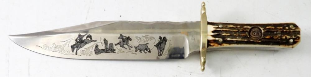 COLT CT-33 BOWIE KNIFE W/RANGERS (1 of 3)