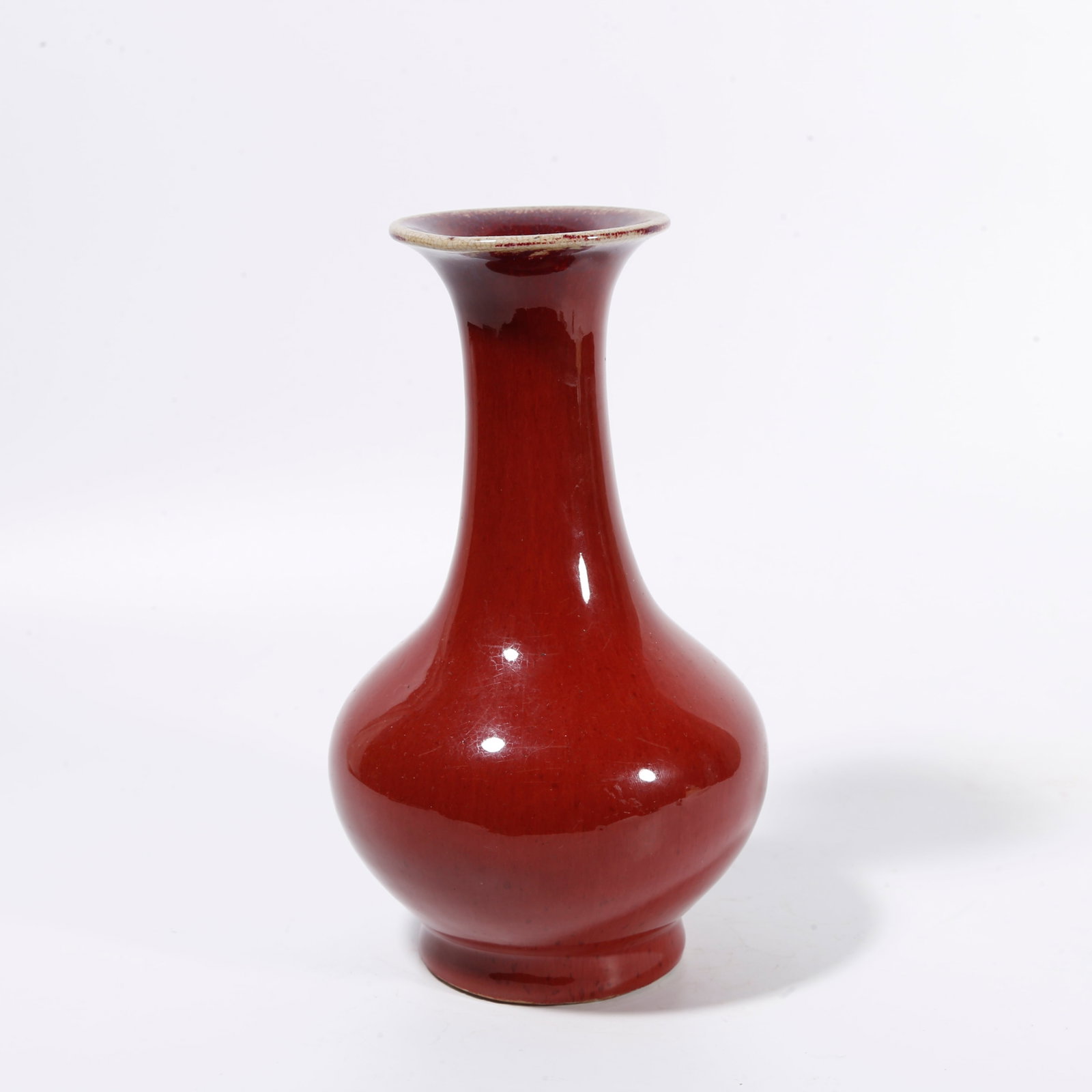 A VASE FOR APPRECIATION WITH FLAMBE GLAZE (1 of 9)