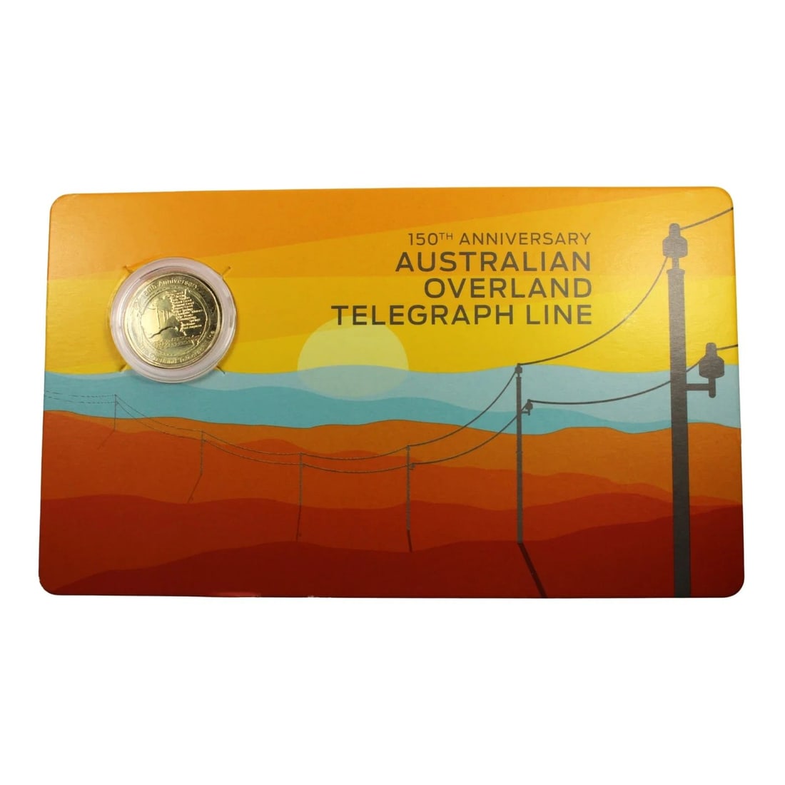 AUSTRALIA 2022 OVERLAND TELEGRAPH AL-BR DOLLAR, UNCIRCULATED (1 of 1)