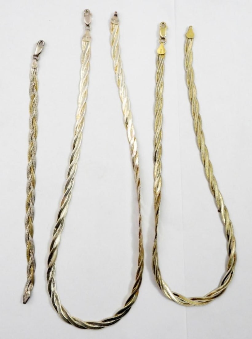 LADIES GOLD TONE JEWELRY SET .925: LADIES GOLD TONE JEWELRY SET .925