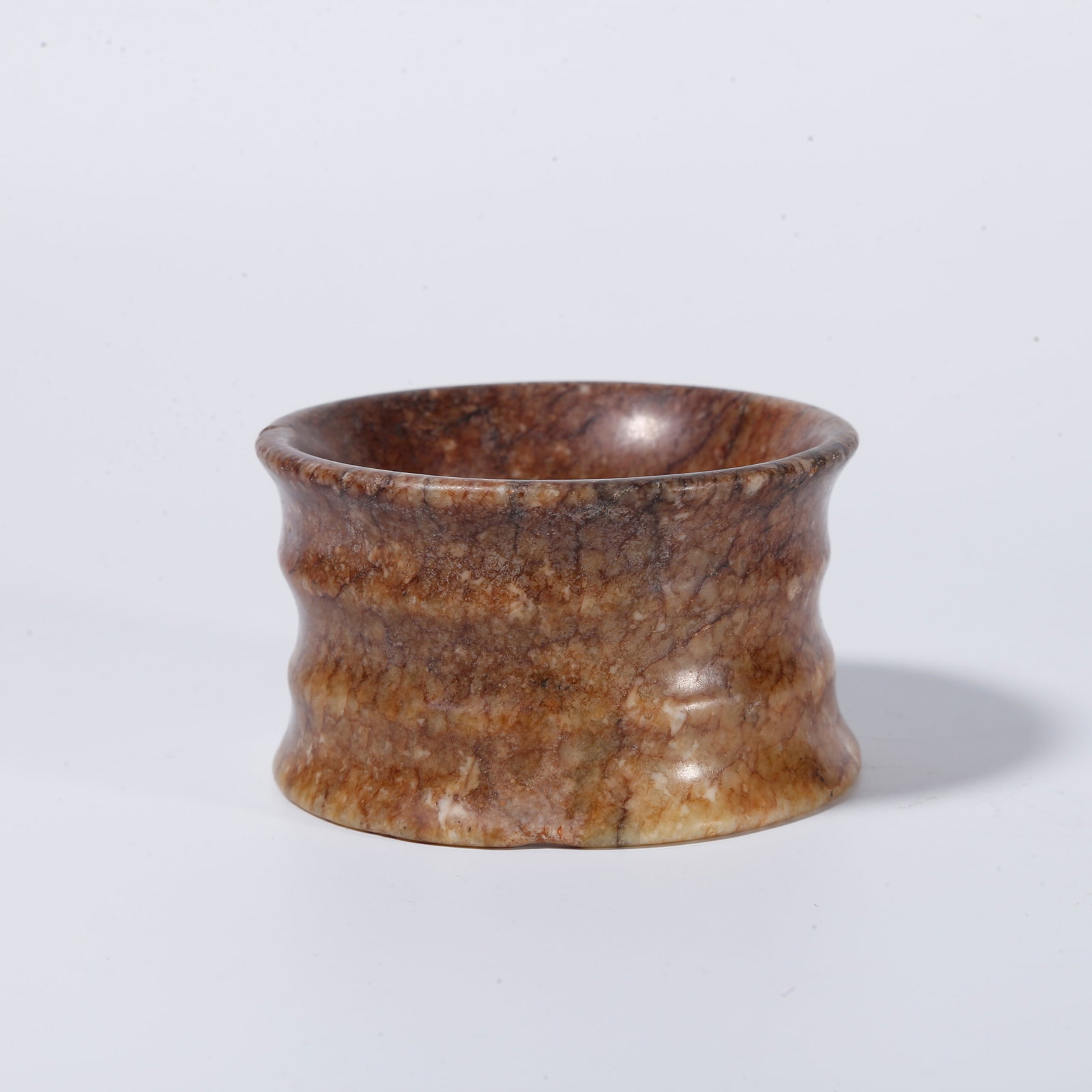 A ANCIENT JADE HOOP-SHAPED ARTIFACT: Ancient jade hoop-shaped artifact