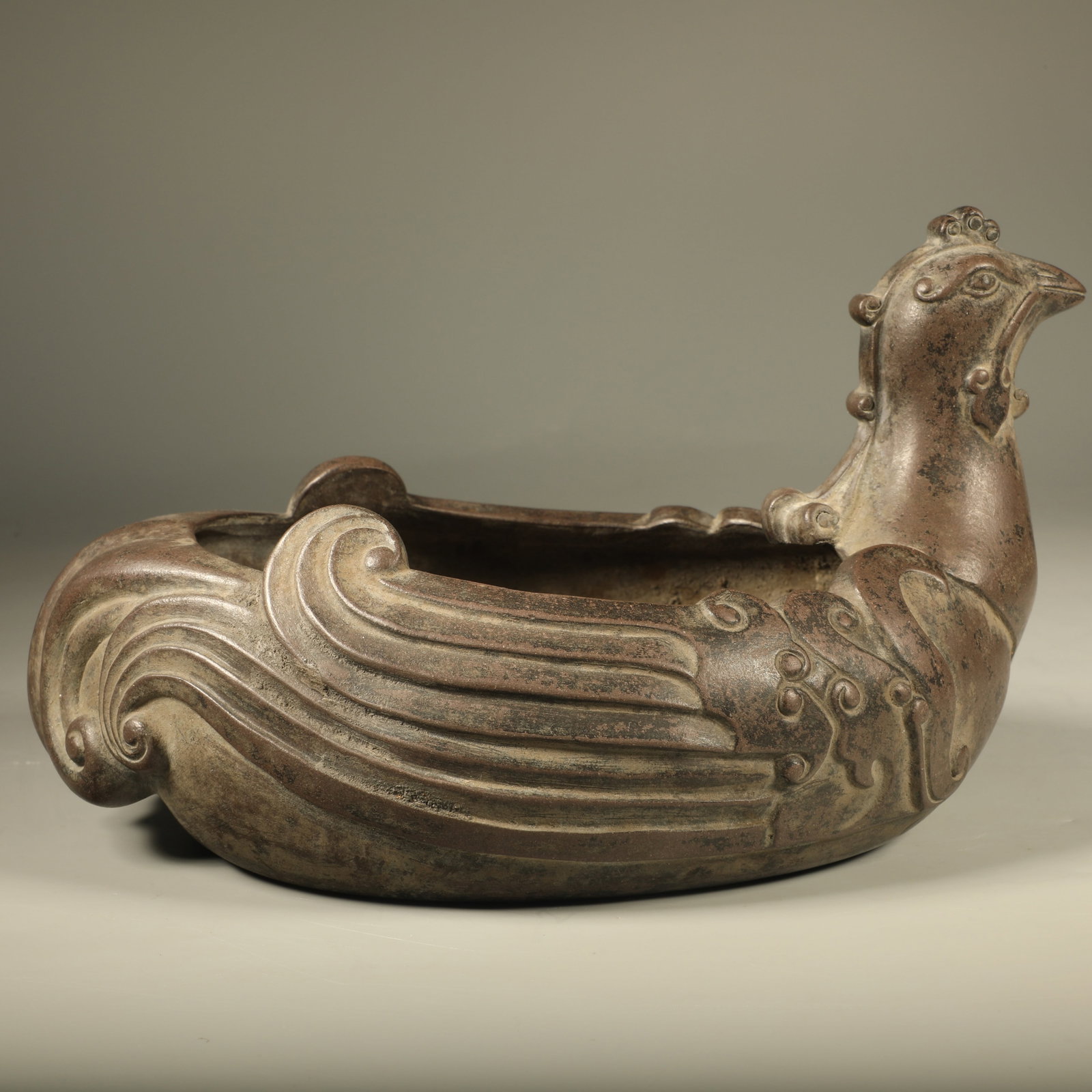 A YIXING ZISHA WASHER WITH PHOENIX PATTERNS (1 of 6)