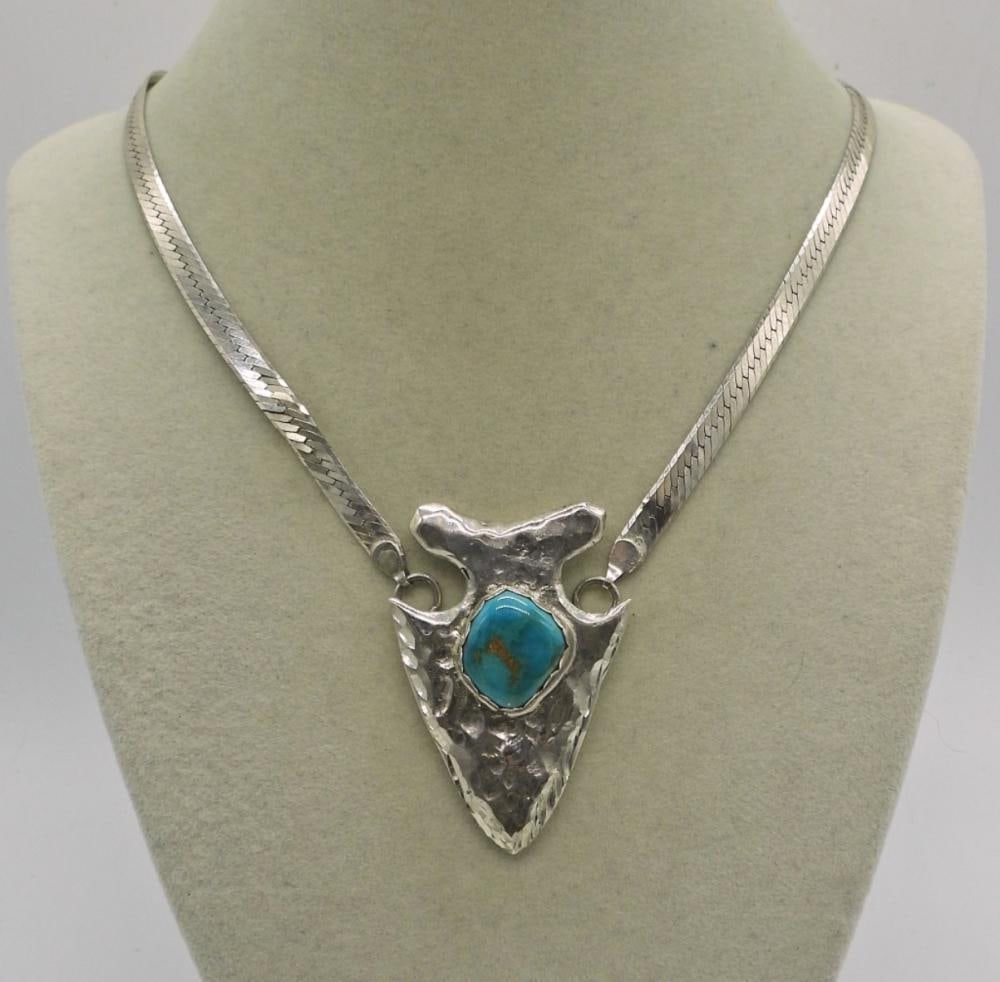 ARROWHEAD TURQUOISE NECKLACE 925 (1 of 3)
