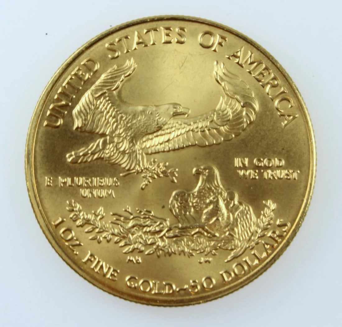 U.S.A. 1998 GOLD (9999) $50, UNCIRCULATED (1 of 2)