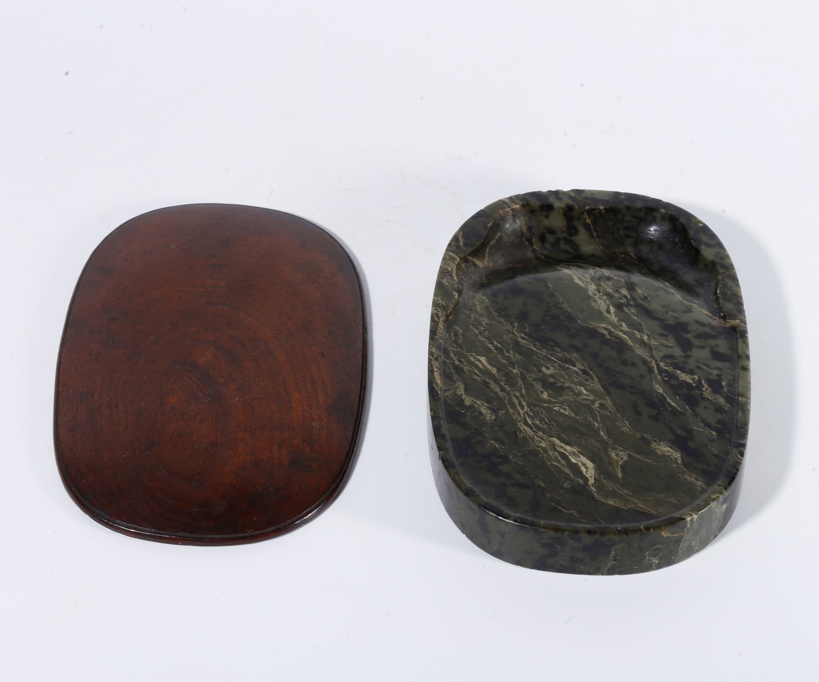 A STONE INK SLAB ATTRIBUTED TO GAO SHIQI: Stone ink slab attributed to Gao Shiqi