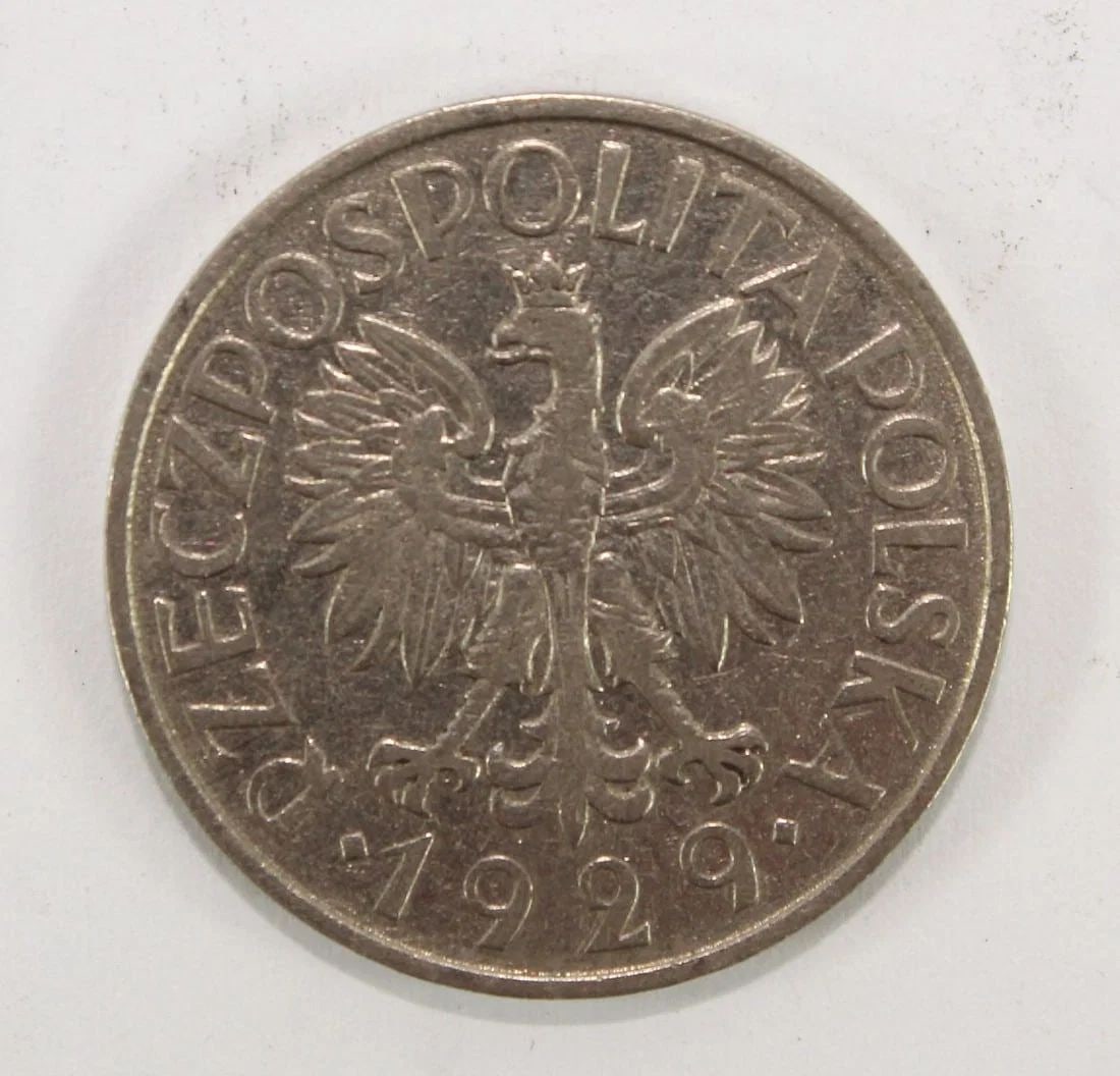 POLAND 1929 NI ZLOTY, GOOD EXTREMELY FINE: Poland 1929 Ni Zloty, good Extremely Fine