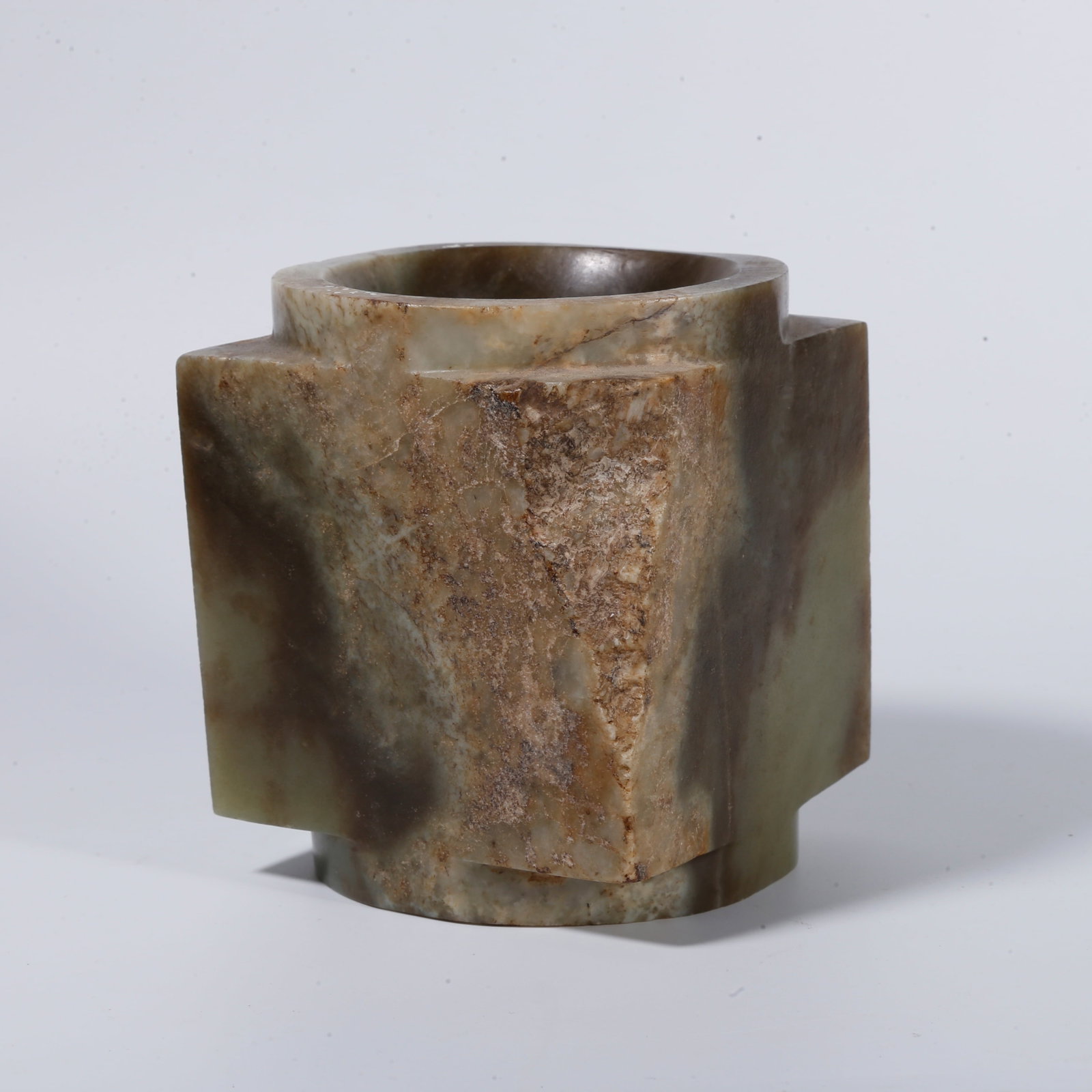 A ANCIENT JADE CONG-TUBE (1 of 9)