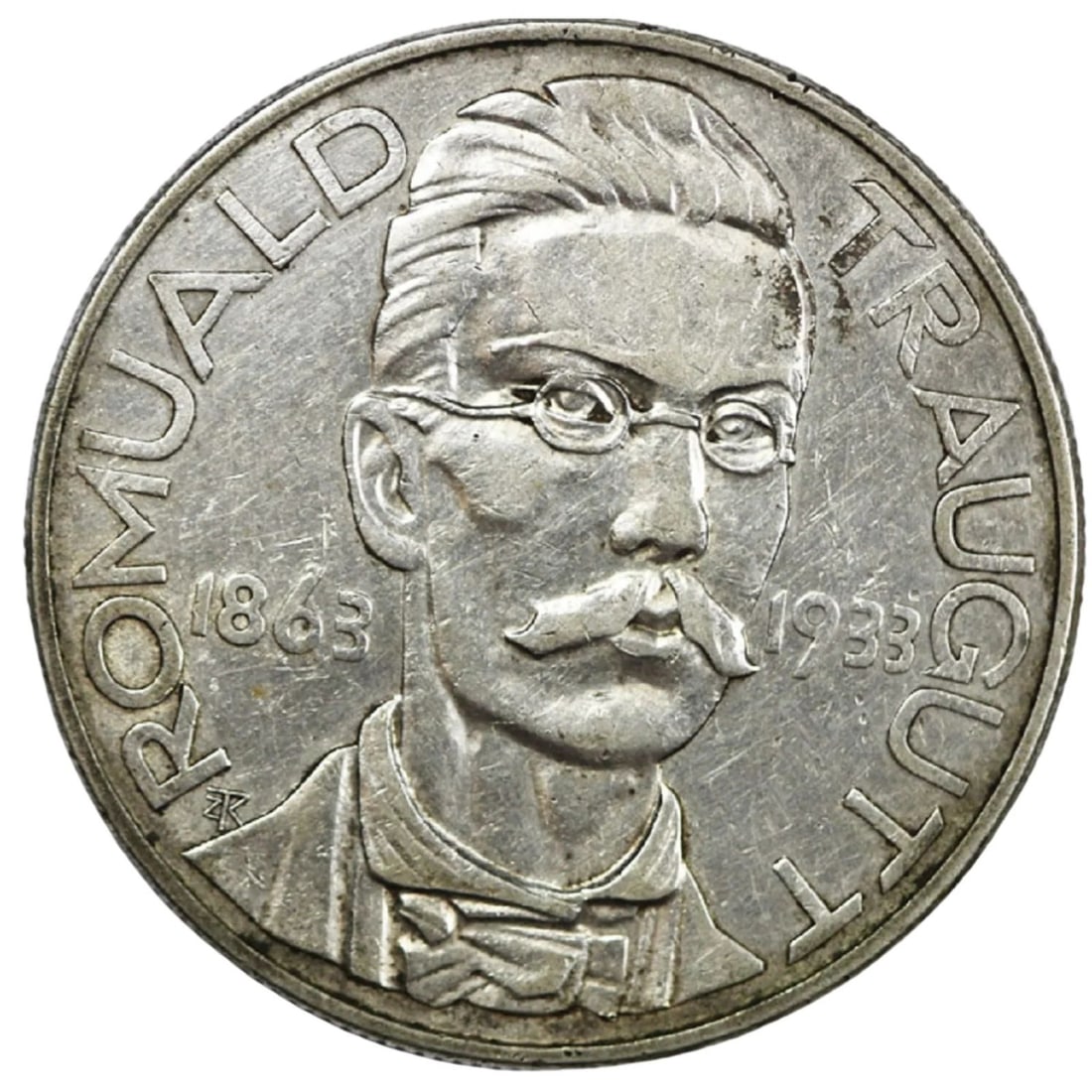 POLAND 1933 SILVER 10 Z-OTYCH, GOOD VERY FINE: Poland 1933 Silver 10 Z-otych, good Very Fine