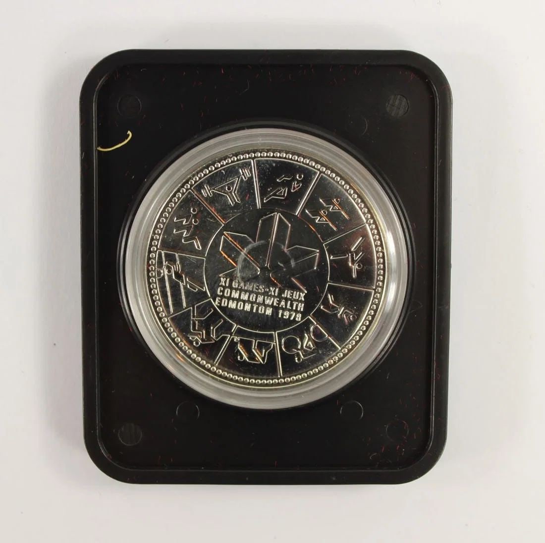 CANADA 1978 'XI COMMONWEALTH GAMES' SPECIMEN SILVER (500) DOLLAR, UNCIRCULATED (1 of 4)