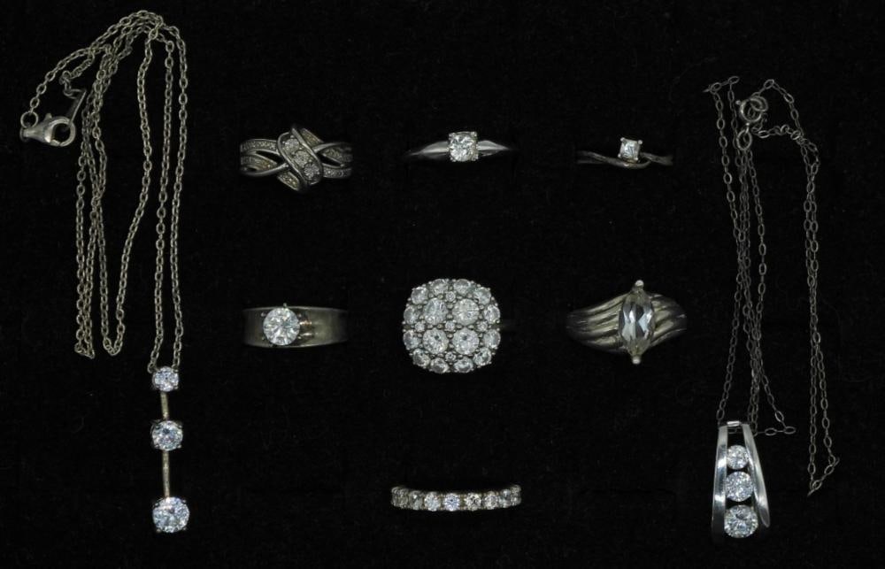 BRIDAL STYLE 925 RINGS & NECKLACES (1 of 3)
